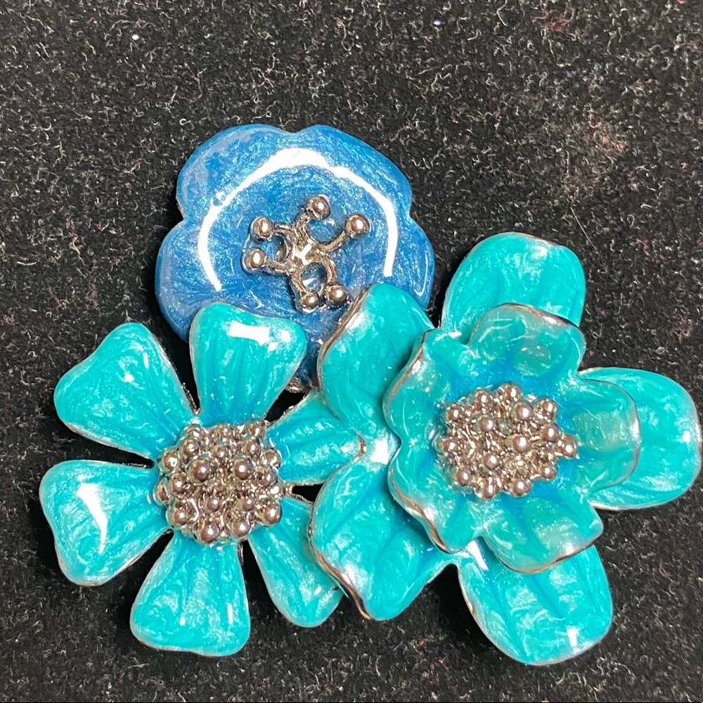 Lapis Blue & Turquoise Pin